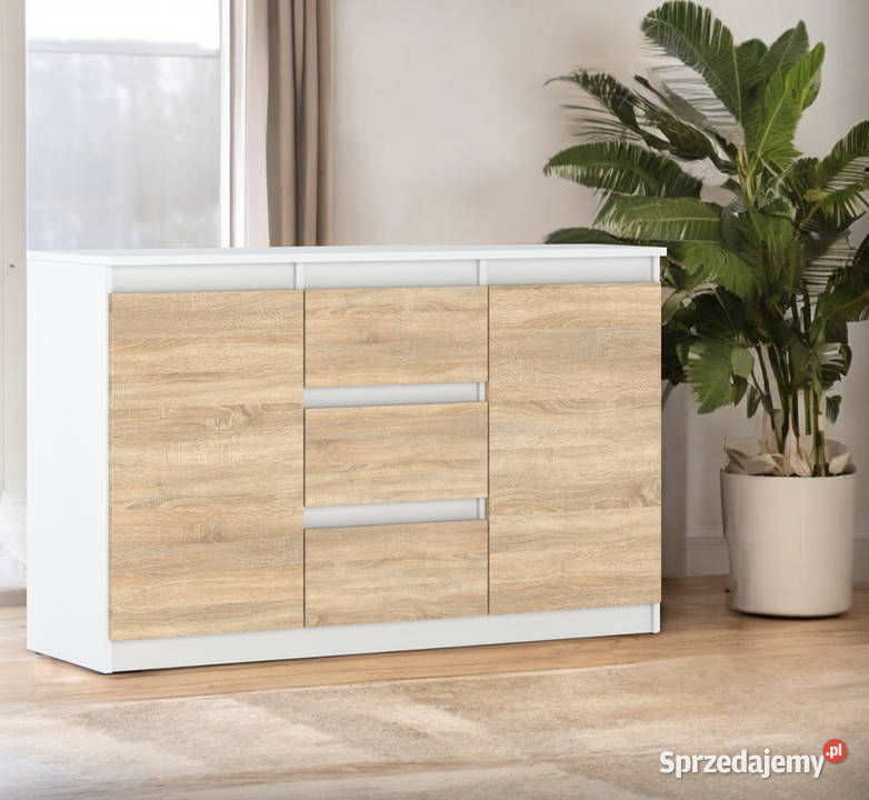 Komoda Do Salonu Sypialni 3 Szuflady 120 Pokój Elbląg