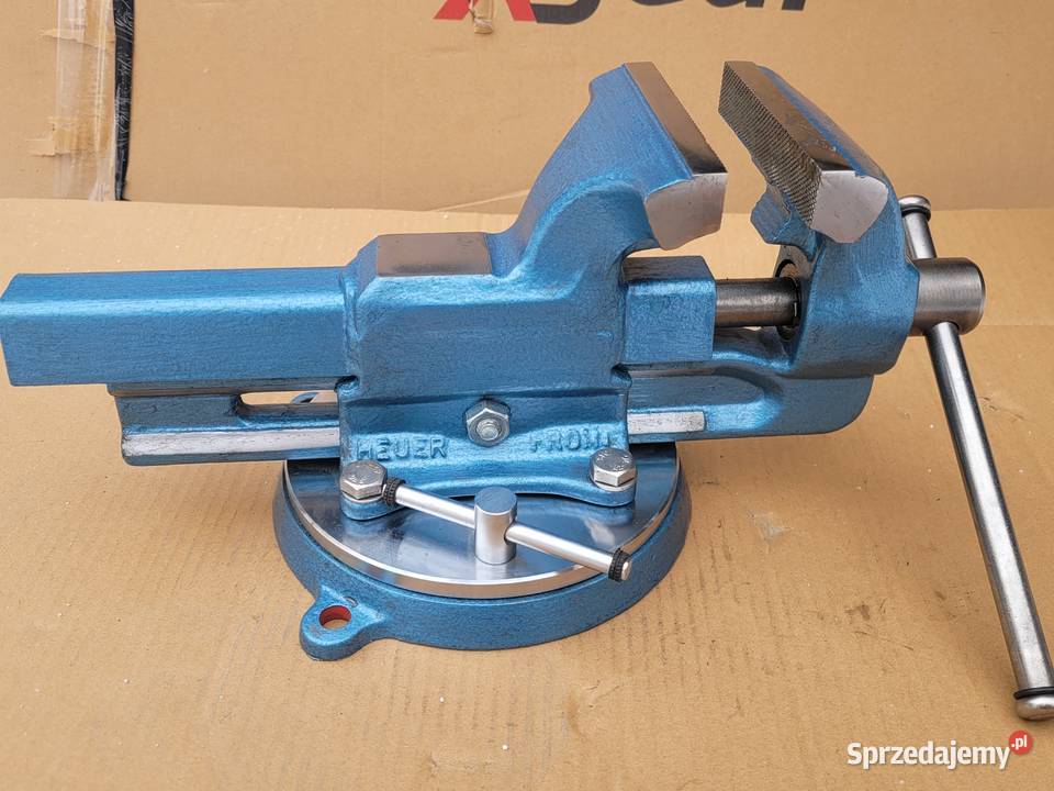 Niemieckie imadło stalowe kute Heuer Front 115 Pozostałe Białystok