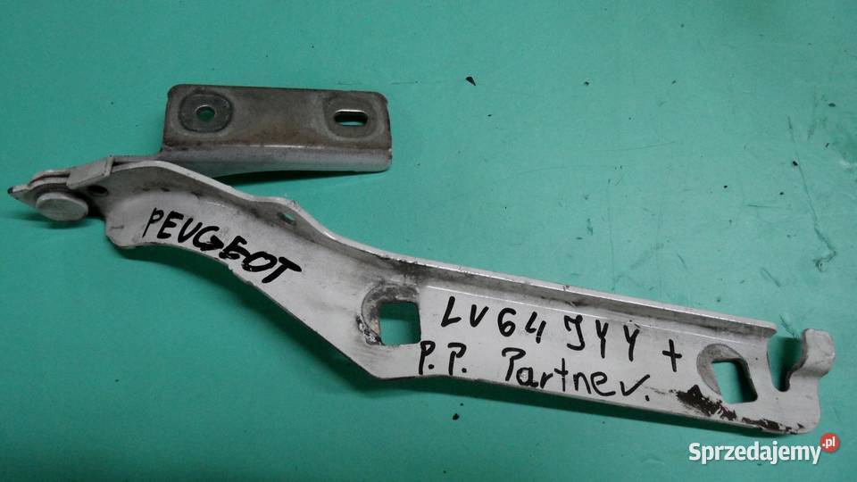 PEUGEOT PARTNER II LIFT 14r zawias maski prawy