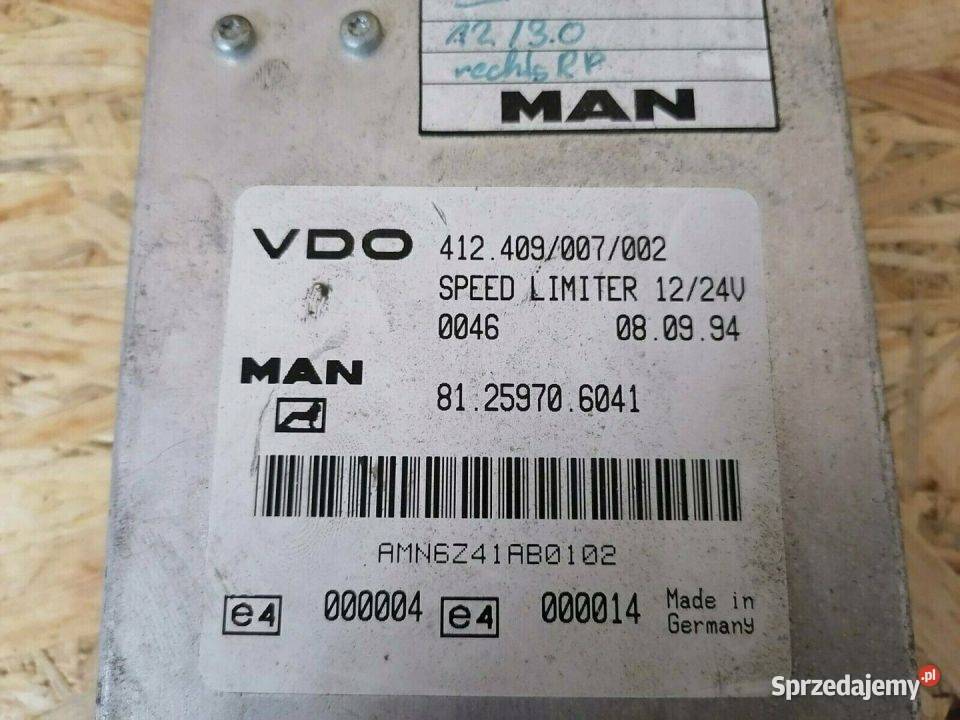 Sterownik Moduł Prędkości MAN F90 81259706041 Pleszew