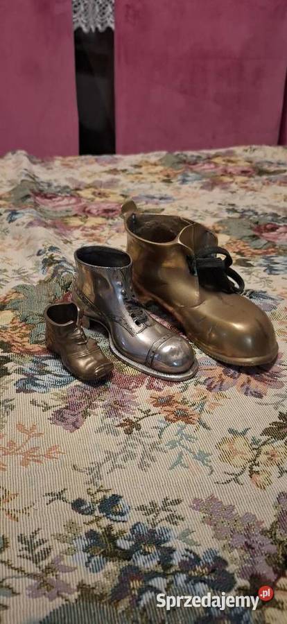 Mosiężne buty 3 sztuki Pozostałe Tomaszów Mazowiecki