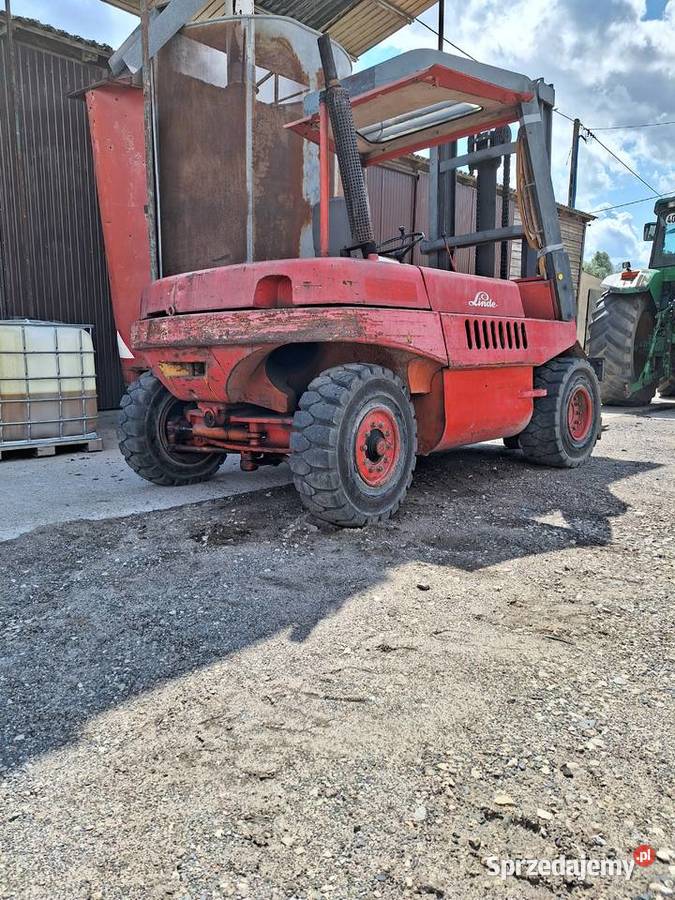 Wozek widlowy linde h 70 d 60 50 40 Bobowo