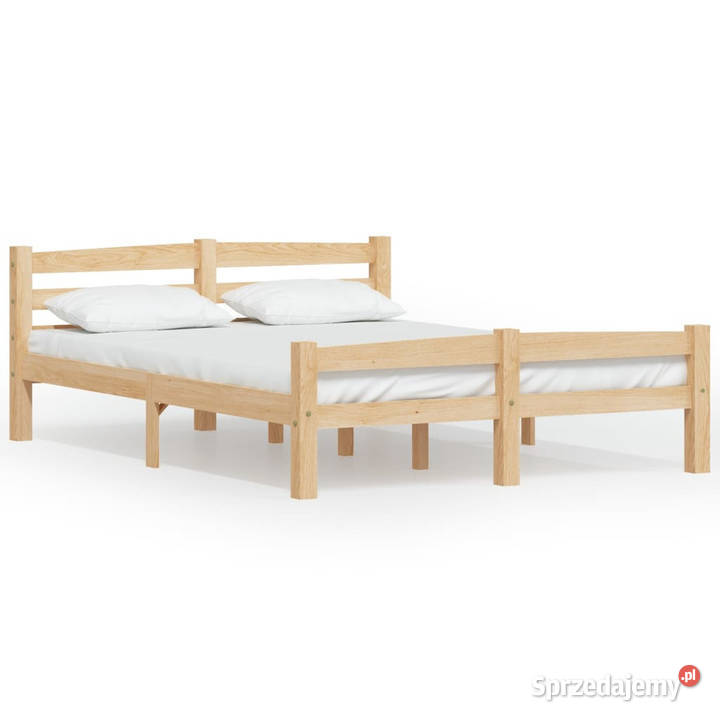 Rama łóżka z litego drewna sosnowego 140 x 200 Warszawa