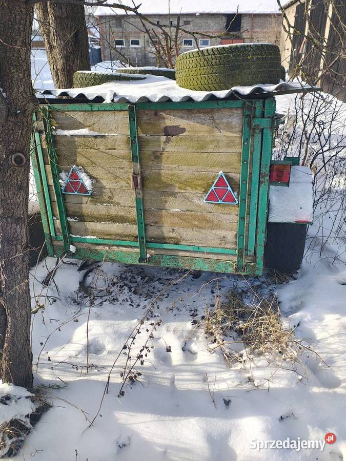 Przyczepa jednoosiowa pomorskie sprzedam