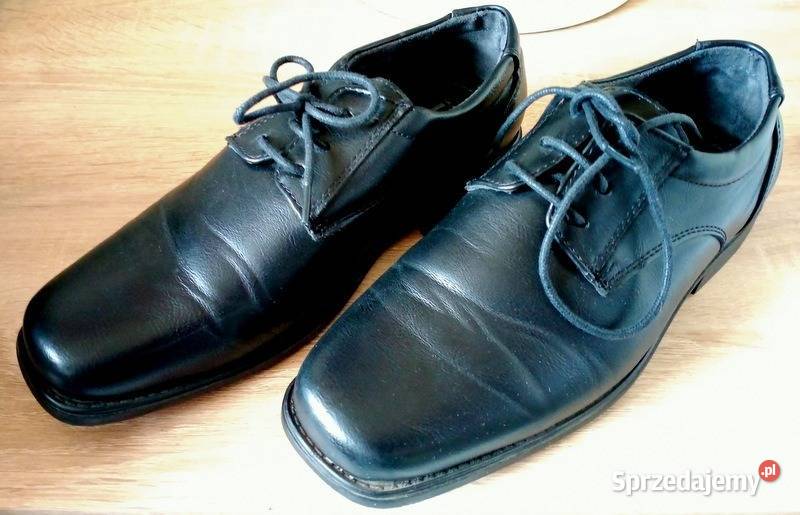 Buty chłopięce VAPIANO BLACK Akademia Komunia 24.5cm Trzewiki i półbuty podkarpackie Mielec