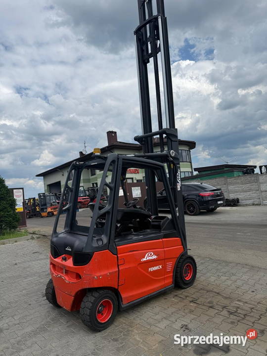 wózek widłowy elektryczny LINDE E2501 Triplex Motoryzacja Działoszyn sprzedam