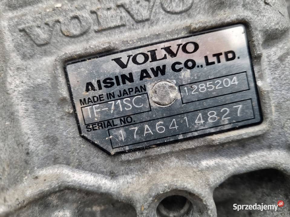 AUTOMATYCZNA SKRZYNIA BIEGÓW Volvo S90 V90 II 20 osobowe