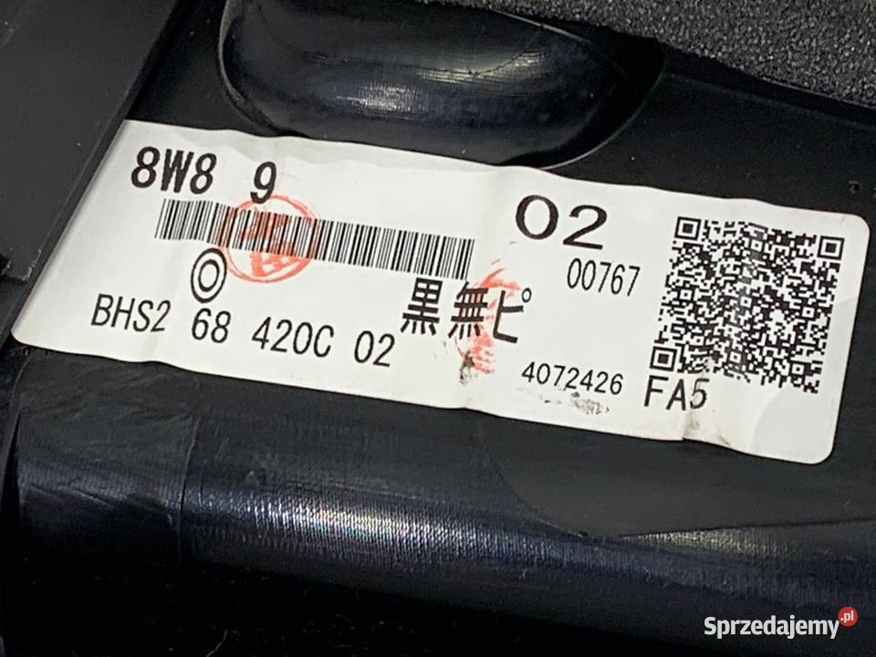 BOCZEK DRZWI PRAWY PRZÓD MAZDA 3 BM Hatchback