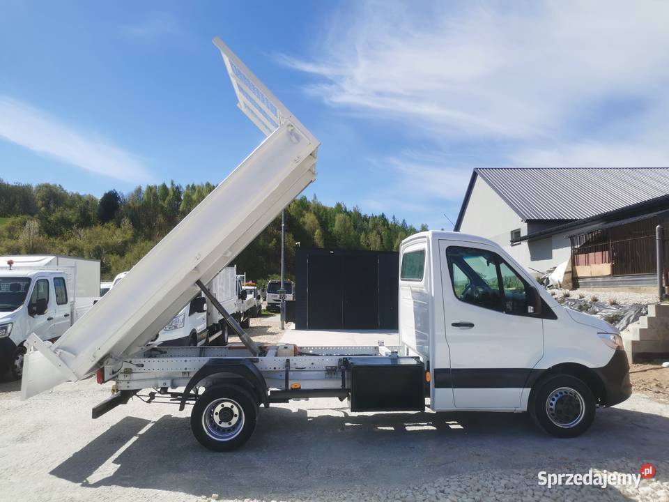 Mercedes Sprinter 514 kiper Wywrotka blizniak Książ Wielki