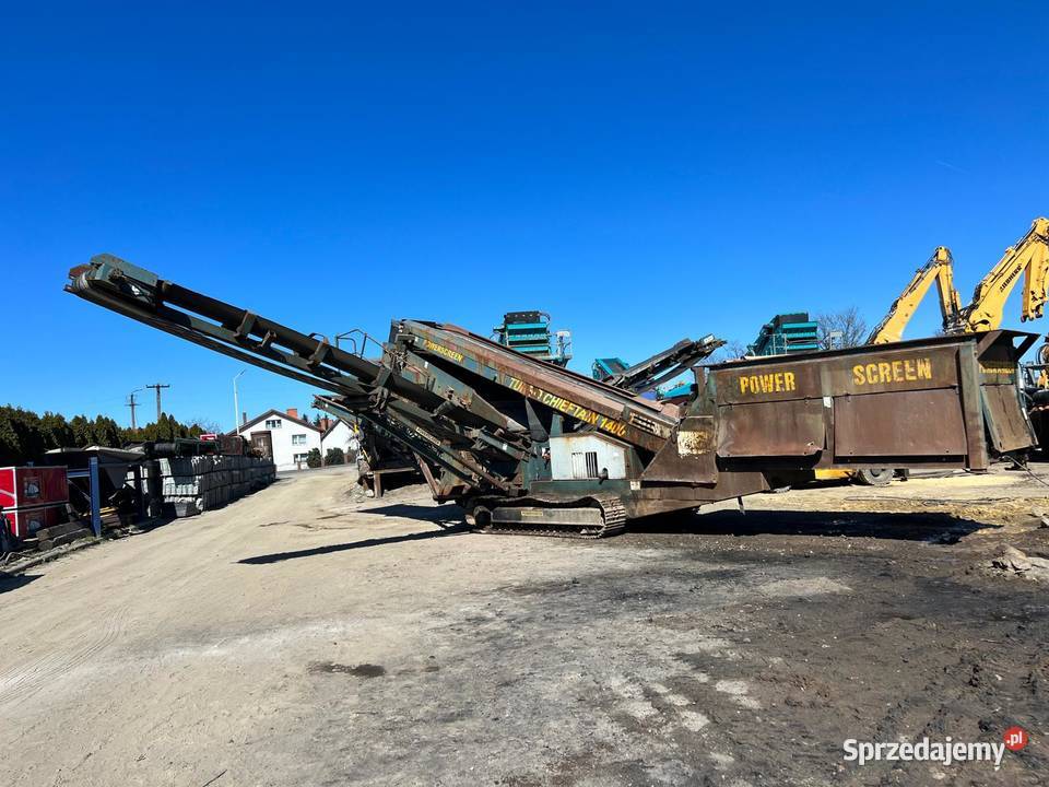 Powerscreen Chieftain 1400 Mobilny przesiewacz Kołodziejewo