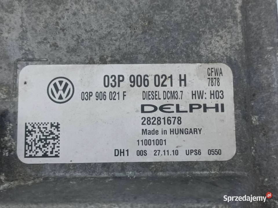 Vw Golf Passat Skoda Fabia Mk2 12TDI STEROWNIK osobowe Przemęt