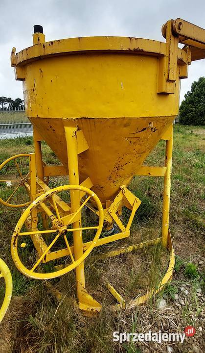 Pojemnik zbiornik kubeł do betonu 750 L Pozostałe Kępno