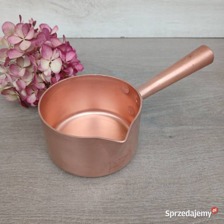 Profesjonalny miedziany garnek rondel poj 07
