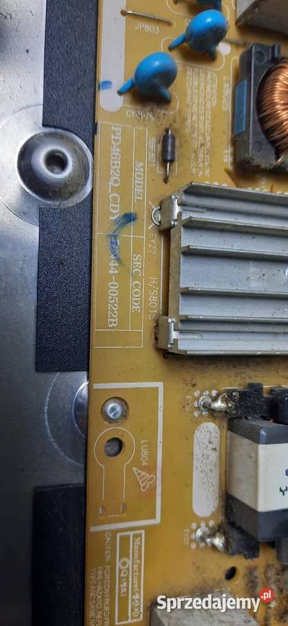 SAMSUNG UE 46ES7000S uszkodzona matryca s-video Sosnowiec
