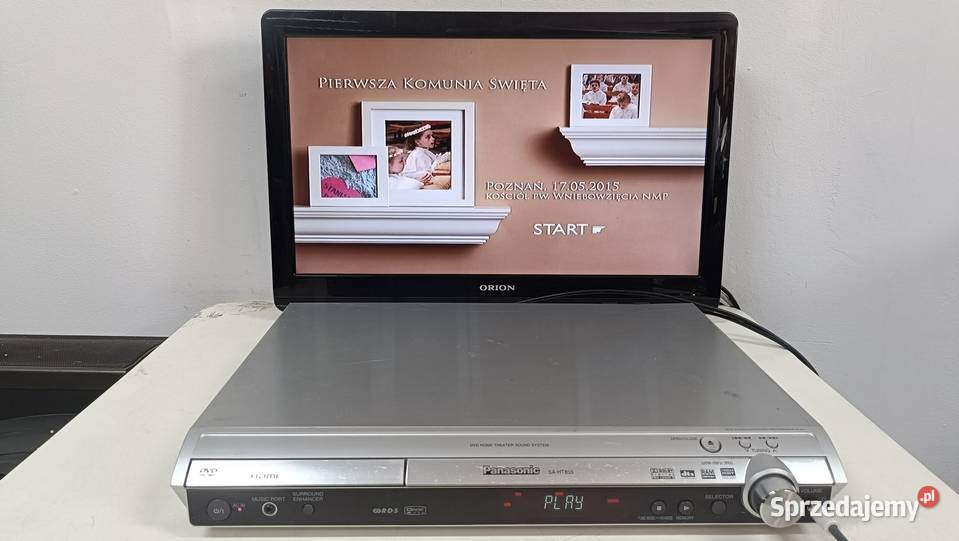 PANASONIC SAHT855 Amplituner z DVD Bez pilota wielkopolskie