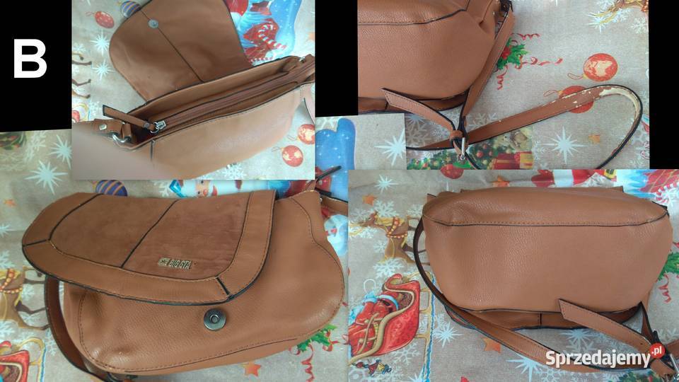 Torebka damska STEFANO z plecionymi detalami śląskie Katowice