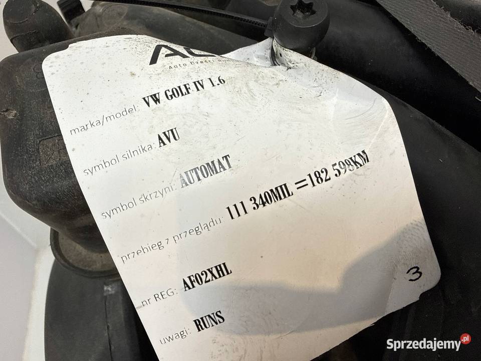 SILNIK AVU VW Golf IV Bora Audi A3 Skoda Octavia Chełm