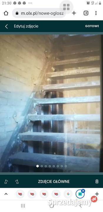 Schody metalowe solidne ciężkie Nowe Kórnik