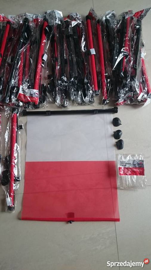 Roleta przeciwsłoneczna na szybę FLAGA POLSKA Kielce sprzedam