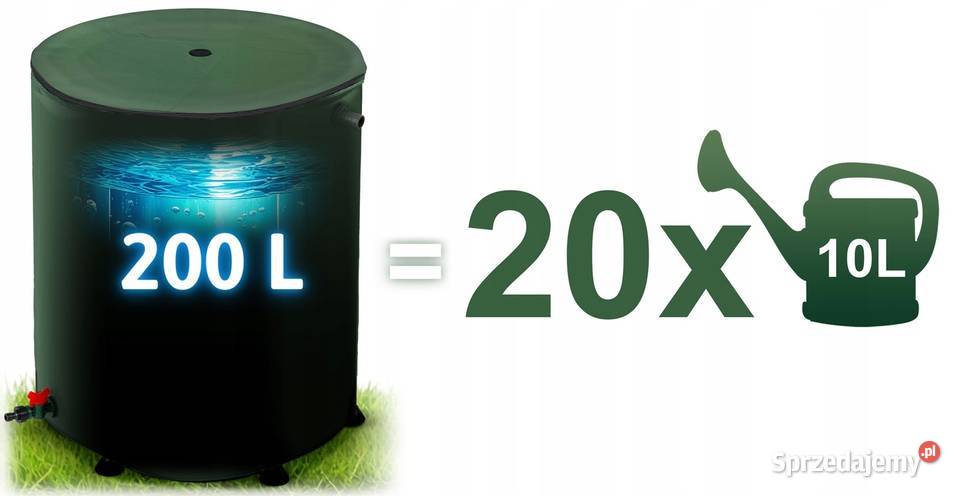 Zbiornik na Deszczówkę składany BECZKA NA Wodę z Pozostałe Warszawa