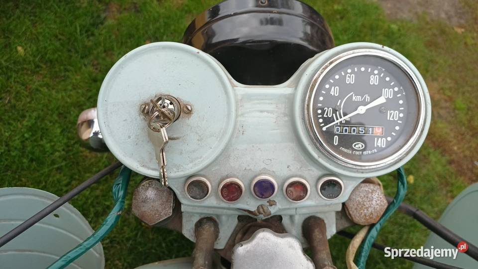 Dniepr MT z wózkiem bocznym stan oryginalny Dniepr Annopol