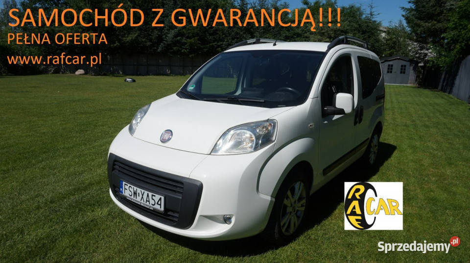 Fiat Qubo zarejestrowany ubezpieczony Gwarancja Rok produkcji 2010 Zielona Góra