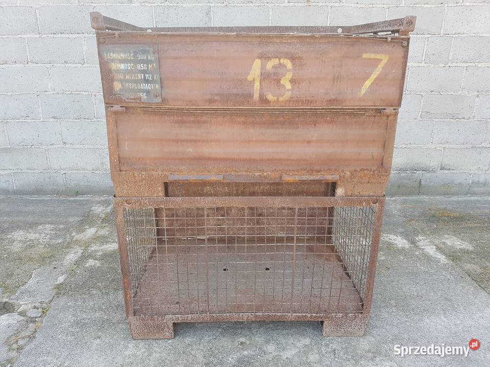 Giterbox pojemnik metalowy siatkowoblaszany Wiskitki
