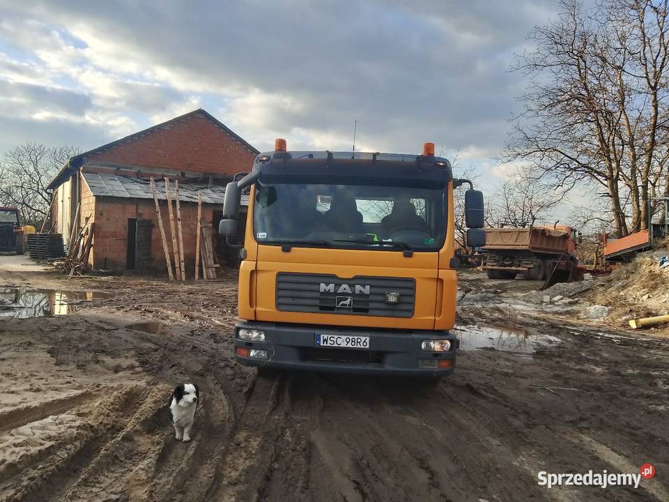 Man tgl12210 holownik pomoc drogowa płyta 738000km Sochaczew sprzedam