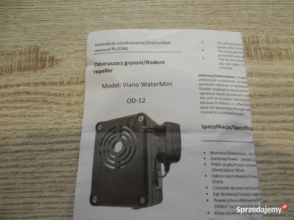 Odstraszacz Viano Water Mini