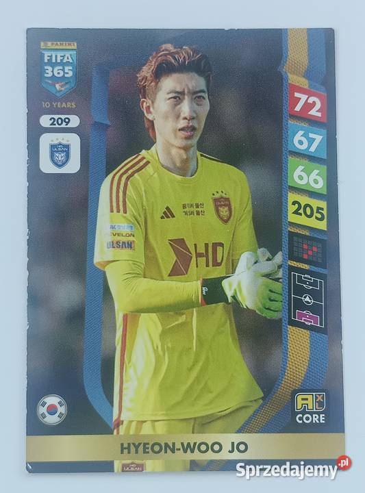 HyeonWoo Jo 209 karta Fifa 365 Adrenaline XL Zbylitowska Góra