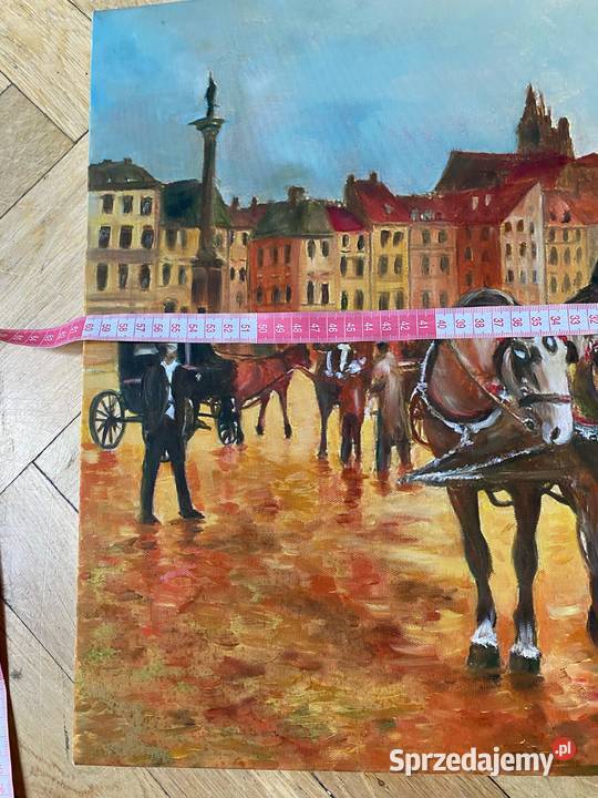 Sprzedam duży obraz na płótnie Warszawa