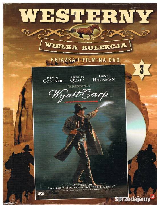 Wyatt Earp Costner Hackman 1 płyta sprzedam
