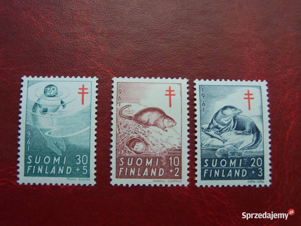 Finlandia 1961 MNH Mi 53638 Fauna Dzikie sprzedam