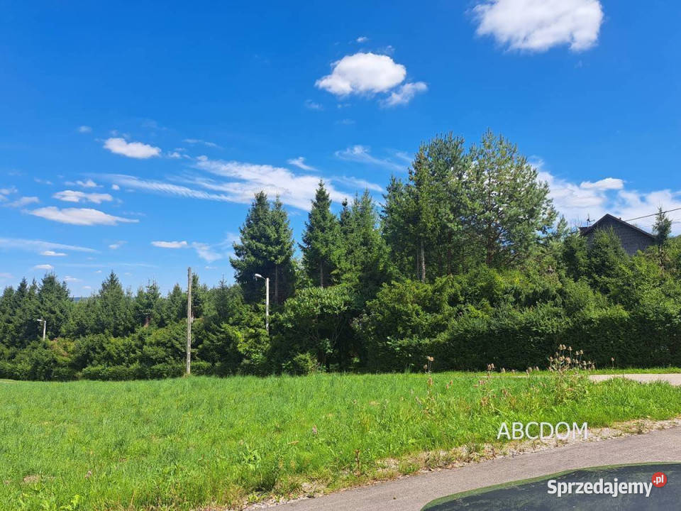 Nielepicedzialka budowlana w otoczeniu zieleni Nielepice