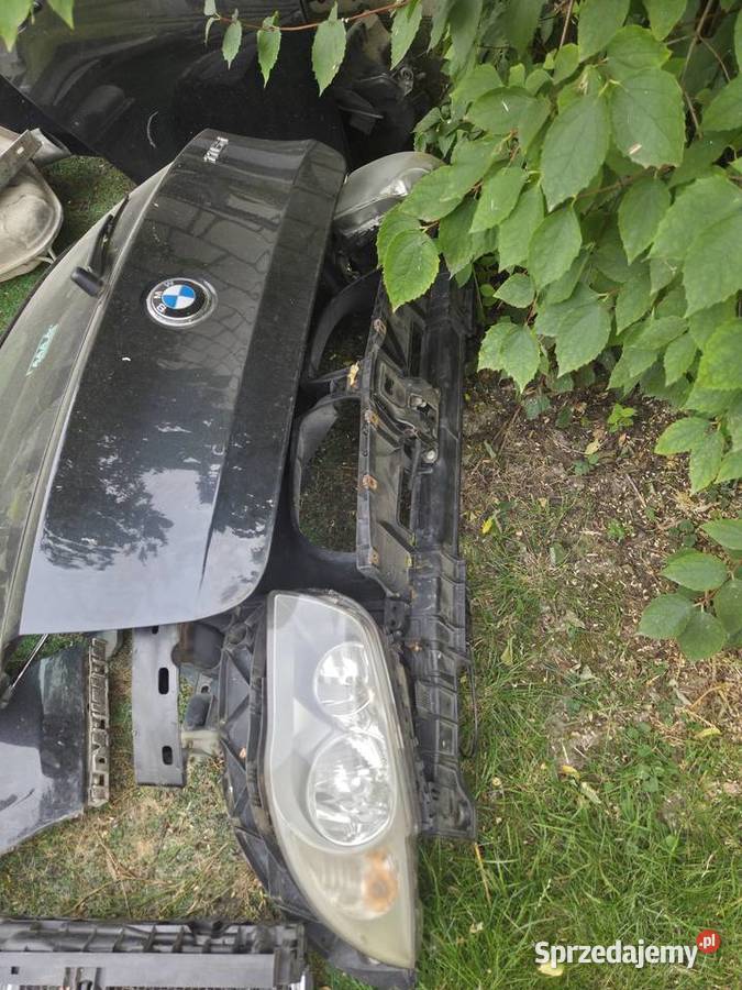 Bmw e87 116i n43b16a lift 2007 Schwarz 2 6689 czarny Seria 1 Motoryzacja Lublin