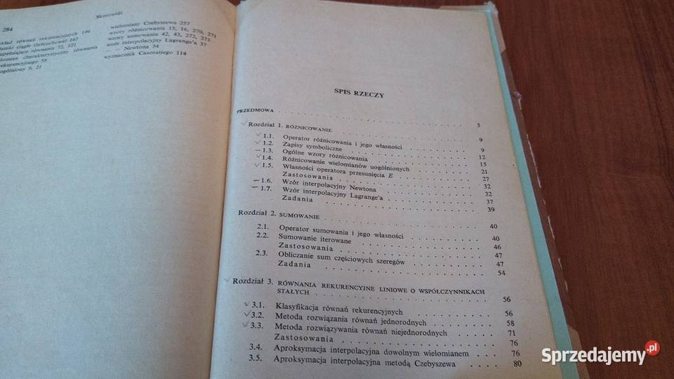 Równania rekurencyjne Ira Koźniewska Rok wydania 1972 Książki naukowe i popularnonaukowe pomorskie sprzedam