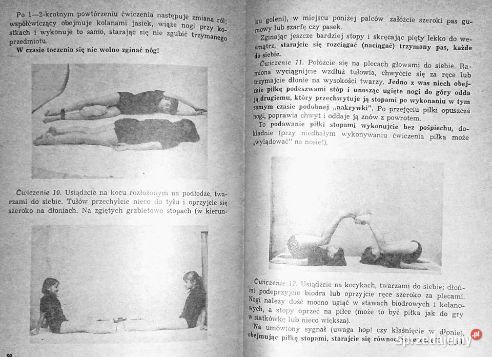 Stopy płaskie u dzieci gimnastyka lecznicza Rok wydania 1980 Książki i Podręczniki lubelskie Chełm