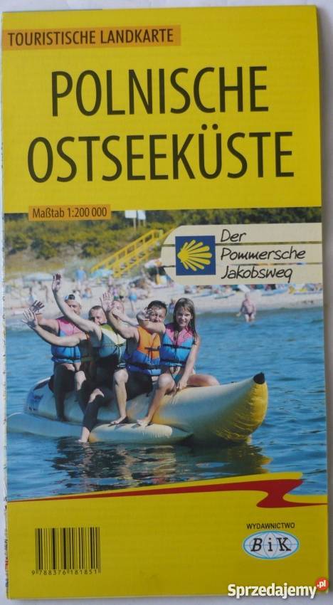 Polnische Ostseekuste Touristische Landkarte Słupsk