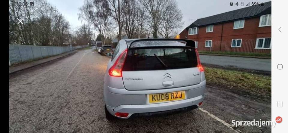 CITROEN C4 VTS SPOILER LOTKA C4 VTS TUNING Otwock