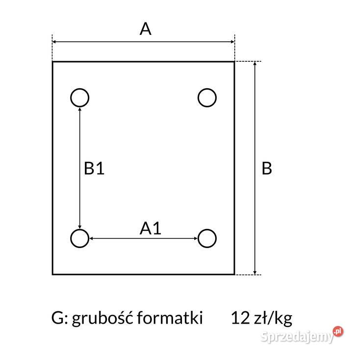 Formatki aluminiowe blachy płyty AW5083 różne Produkcja Chojnik