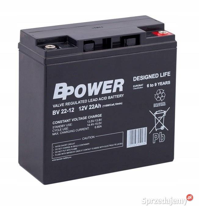 Akumulator BPOWER BV 2212 12V 22Ah