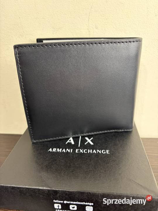 Portfel Armani Exchange Bifold Chin Pocket łódzkie Łódź