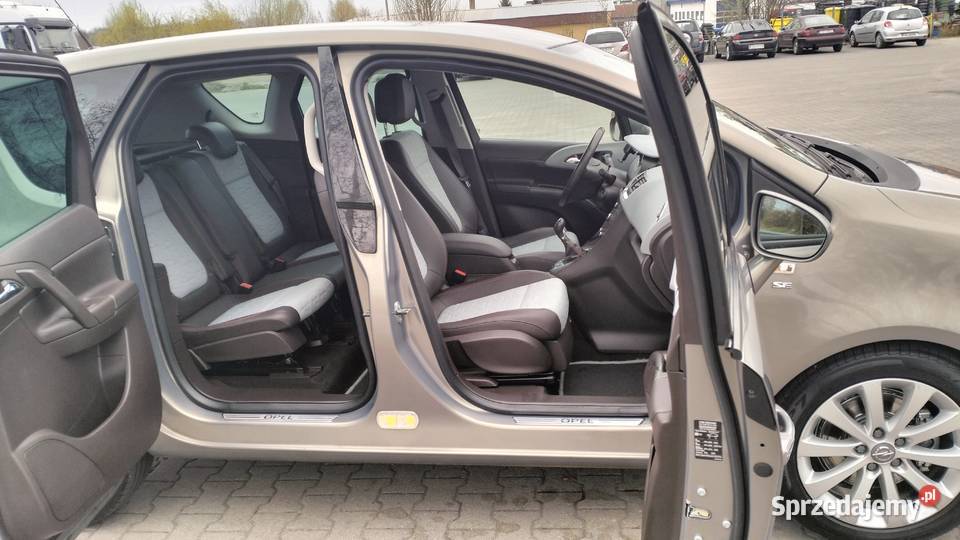 OPEL MERIVA B bezwypadkowa 2010 r mały przebieg Strzelce Krajeńskie