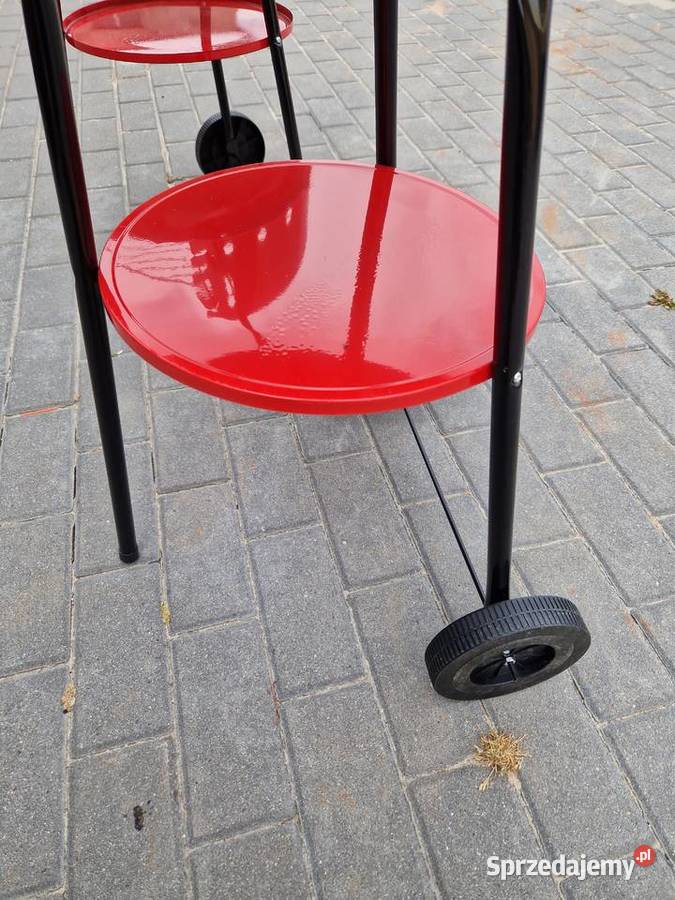 GRILL WĘGLOWY OKRĄGŁY RUCHOMY śr 44 wy73 Głogowa