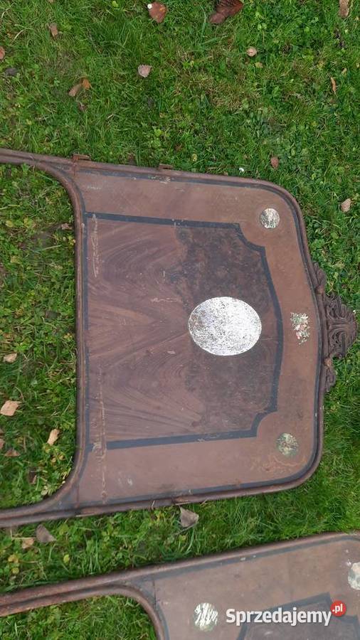 Zabytkowe łóżko z malowidłami antyk Brzozów sprzedam