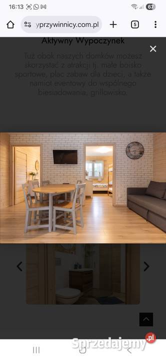 Domki Węgry Bogacs małopolskie sprzedam