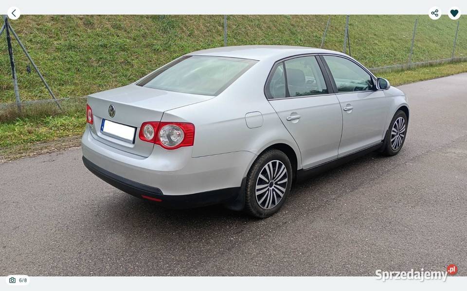 Volkswagen Jetta 16 benzyna FSI 2005 6 biegów Rok produkcji 2005 małopolskie Brzesko sprzedam