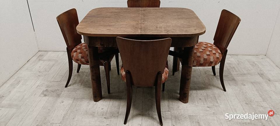 stół Halabala orzech rozkładany prostokątny Radomsko