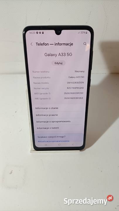Smartfon SAMSUNG Galaxy A33 5G 6128GB Katowice