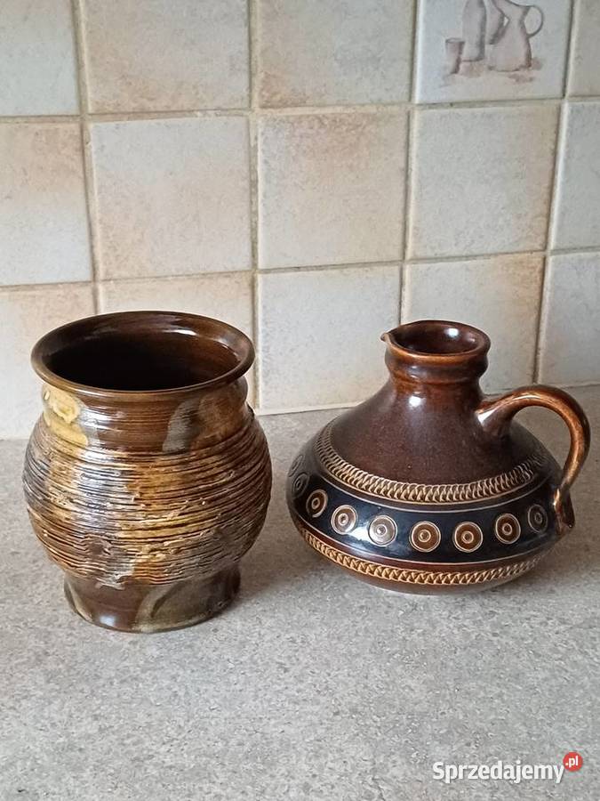 vintage ceramiczne wazony Nowy Targ